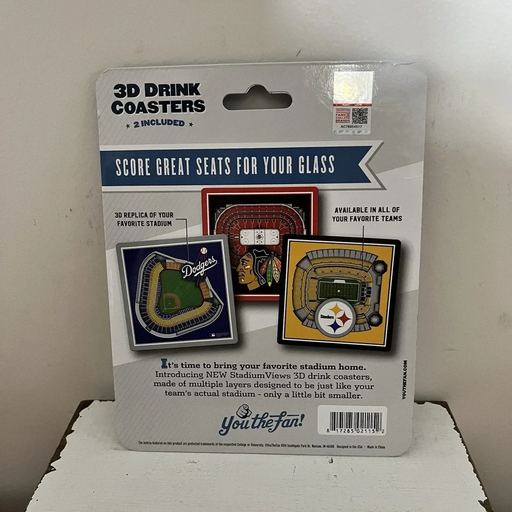 Officially Licensed NCAA Purdue Boilermakers 3D Coasters Fun Game Day‎ Decor New